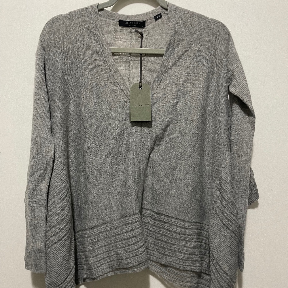 AllSaints Women's Mara V-Neck sweater